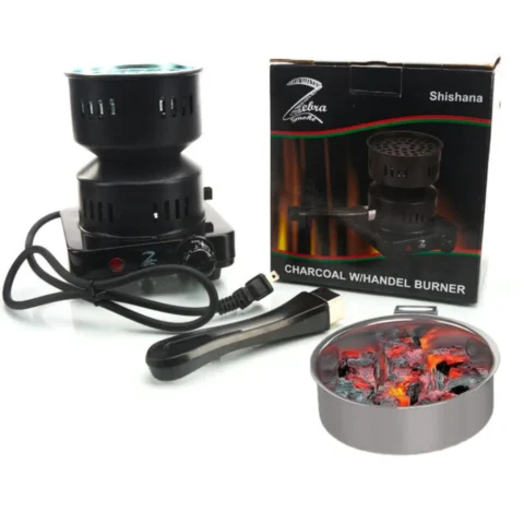Zebra Electric Hookah Burner High
