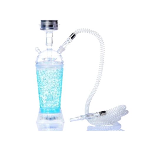 Smoke and Fun Teeny Cup Hookah blue