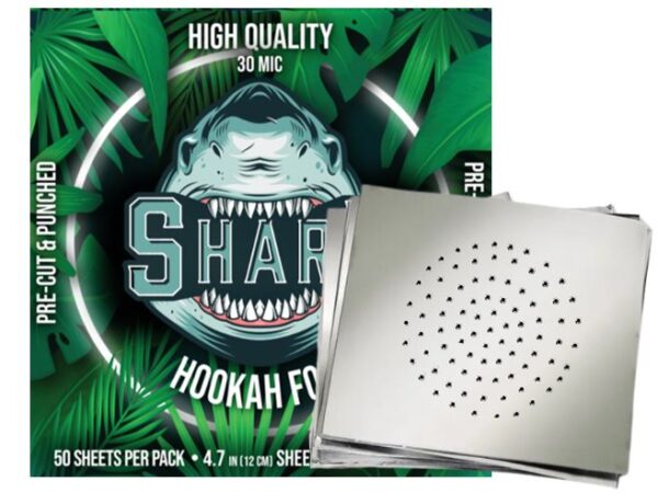 Aluminium Foil Shark Pre Cut Pre Punched30Micsquared