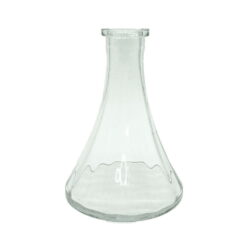 Cyril Cone Waves Base – Premium Glass Hookah Base with Wavy Cone Design