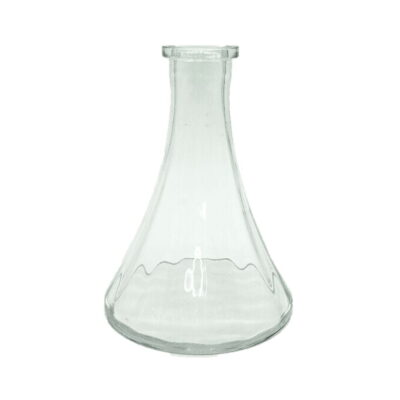 Cyril Cone Waves Base – Premium Glass Hookah Base with Wavy Cone Design
