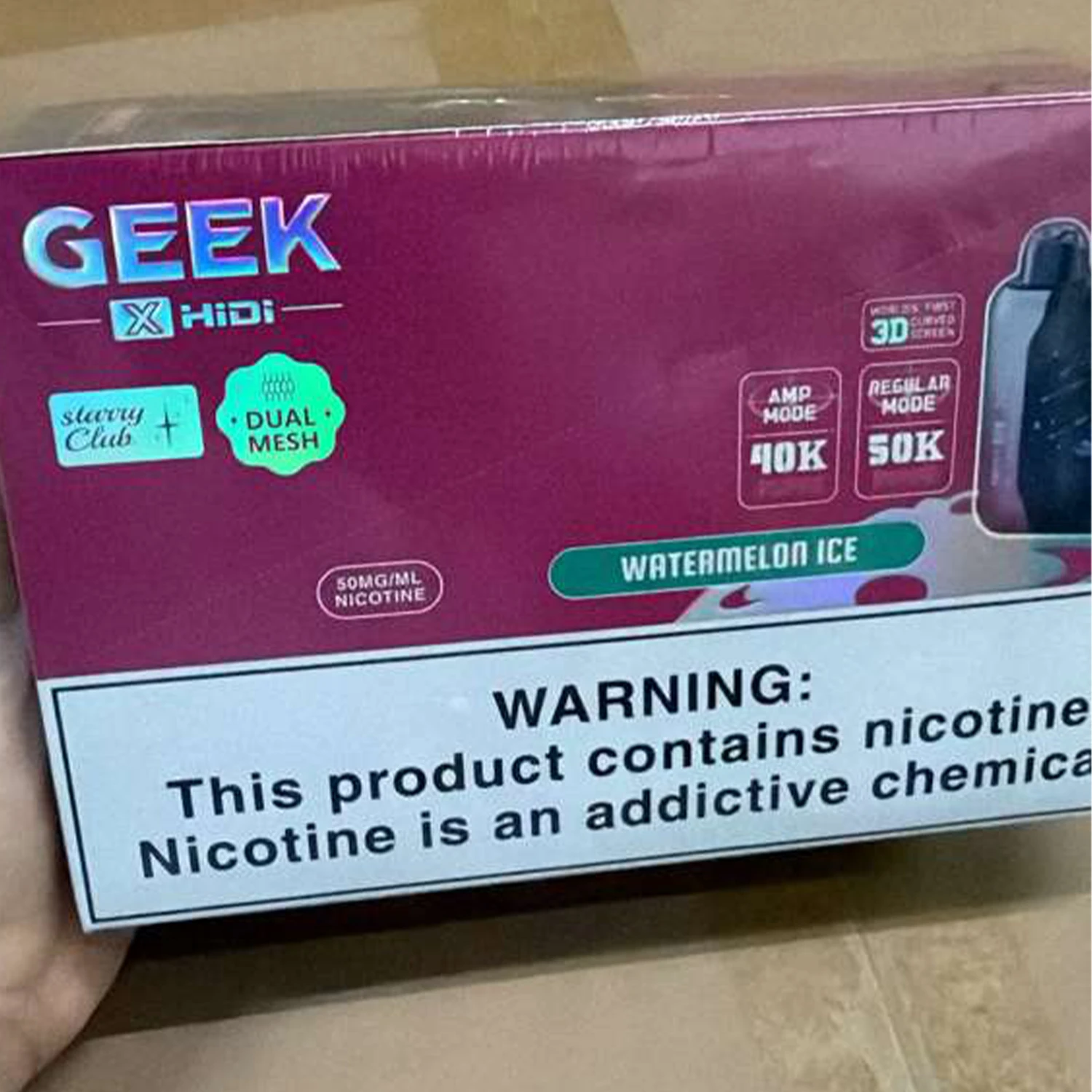 Geek X Hidi Vape 50K 1 Geek X Hidi Vape 50K