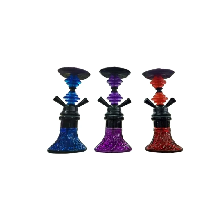 Pumpkin Hookah 9" Two Hose Mix Colors
