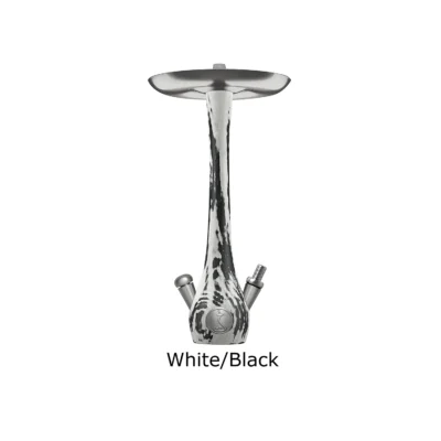 Wookah White Black Body & Onion Base