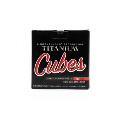 Titanium Cubes 25mm Charcoal 18 pcs