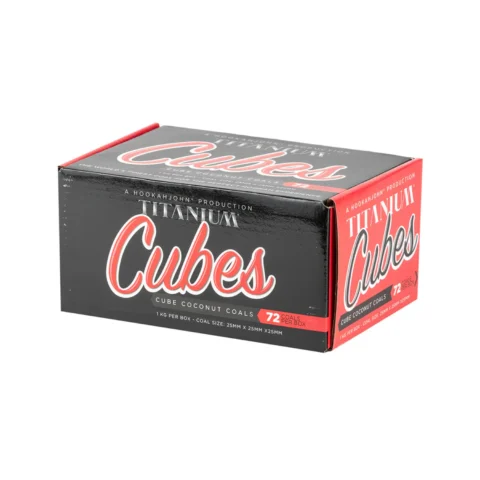 Titanium Cubes 25mm Charcoal 72 pcs