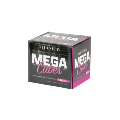 Titanium Mega Cube Natural 27mm Charcoal 64 pcs