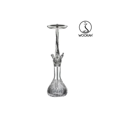 Wookah White Black Body & Onion Base