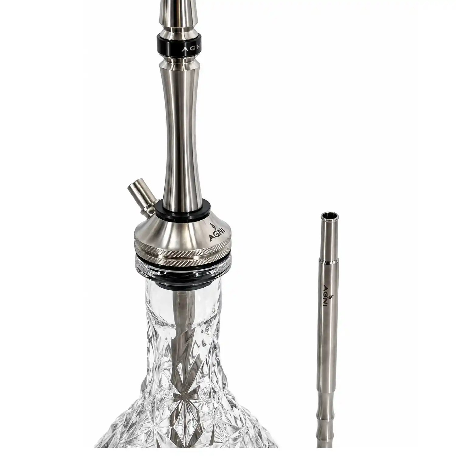 Agni Hookah Lounge Stainless 2 Agni Hookah Lounge Stainless - Image 2