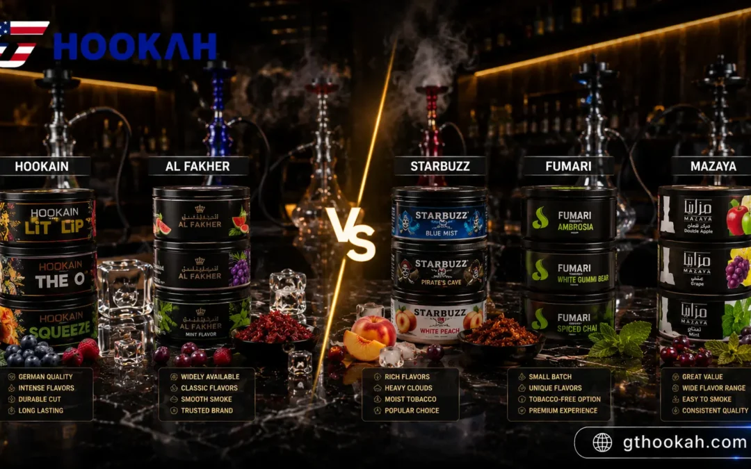 Hookain vs. Other Premium Hookah Tobacco Brands: A Side-by-Side Comparison