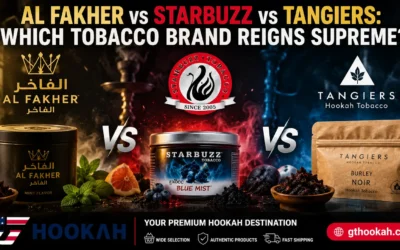 GThookah 36 Al Fakher vs Starbuzz vs Tangiers Which Tobacco Brand Reigns Supreme?